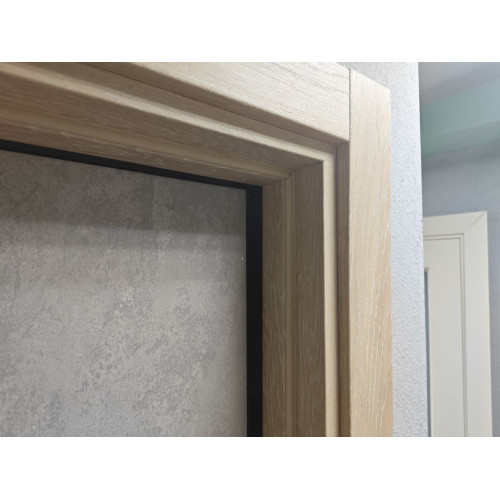 Дверь межкомнатная URBAN 2 Sand Vellum Black Mould ПГ