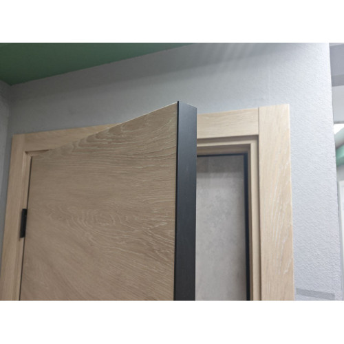 Дверь межкомнатная URBAN 2 Sand Vellum Black Mould ПГ