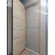 Дверь межкомнатная URBAN 2 Sand Vellum Black Mould ПГ