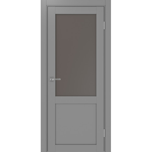 Межкомнатная дверь Турин   502U.21 стекло матовое, бронза, графит