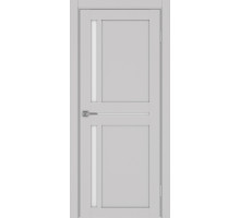 Межкомнатная дверь Турин  523АПП.221 стекло матовое, бронза, графит. Молдинги: хром/золото/чёрный