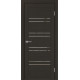Межкомнатная дверь Турин  560 зеркало, стекло белое, черное