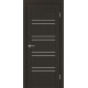 Межкомнатная дверь Турин  560 зеркало, стекло белое, черное
