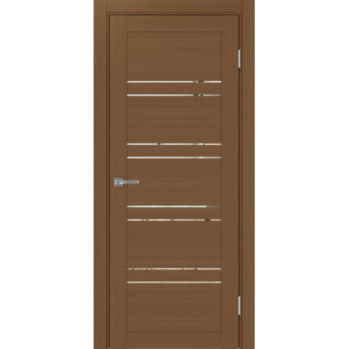 Межкомнатная дверь Турин  560 зеркало, стекло белое, черное